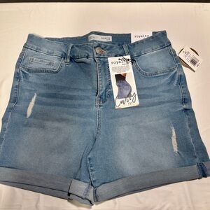 Royalty For Me Light Blue Jean Shorts